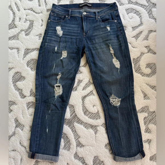 Express Denim - Express Cropped Legging Mia Midrise Sz 8